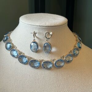 Collet Anna Wintour style necklace earring set